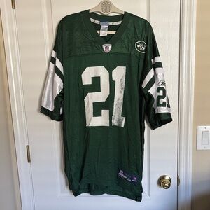 NFL Reebok OnField New York #21 Tomlinson Green Jersey